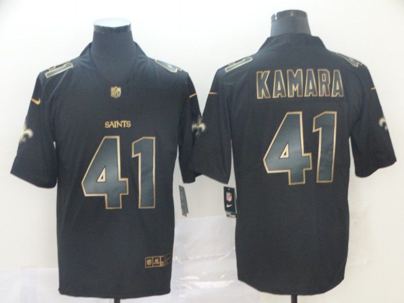 Men New Orleans Saints #41 Kamara Nike Vapor Limited Black Golden NFL Jerseys->new orleans saints->NFL Jersey